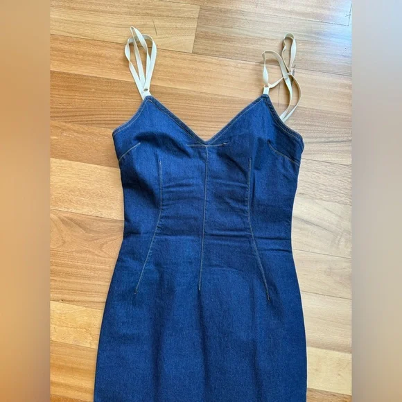 D&G Dolce & Gabbana Denim dress SZ 40 - Picture 2 of 5